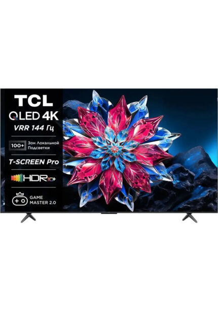 Телевизор TCL 85C655 Pro черный