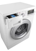 Узкая стиральная машина LG F1296HDS1, функция пара Steam, 7кг — изображение 2